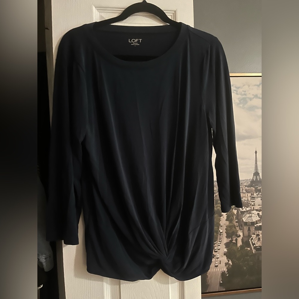 Loft Navy soft shirt